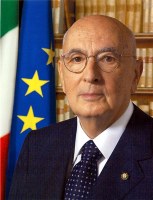 Il Presidente della Repubblica Giorgio Napolitano