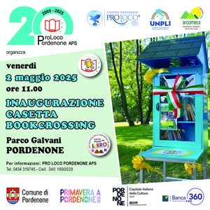 Casetta Bookcrossing: prendi un libro, lascia un libro