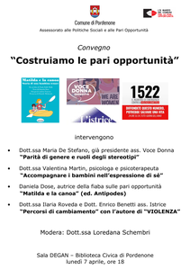 Costruiamo le pari opportunità