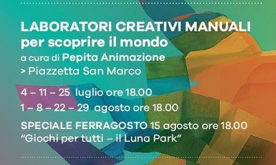 Un'esperienza divertente ed educativa per bambini e ragazzi alla scoperta del mondo. A cura di "Pepita Animazione". #estateApordenone