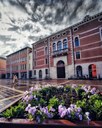Palazzo Badini bagnato dalla pioggia. Foto di Mariagrazia Fabbro @merifabbro (25/03/2024)