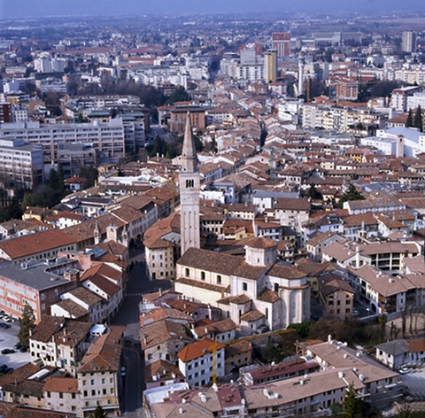 Pordenone - Duomo di San Marco e panorama della città