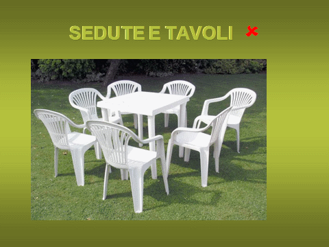 Sedie tavoli NO