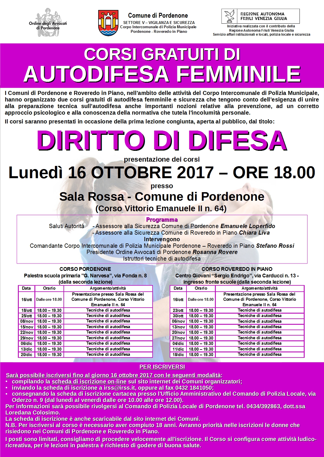 Locandina-Corso-Autodifesa-Pordenone A3+2017 v.2.jpg