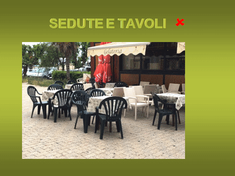 Sedie tavoli NO