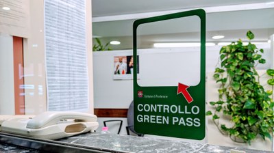 Obbligo del Green pass per accesso alle sedi comunali