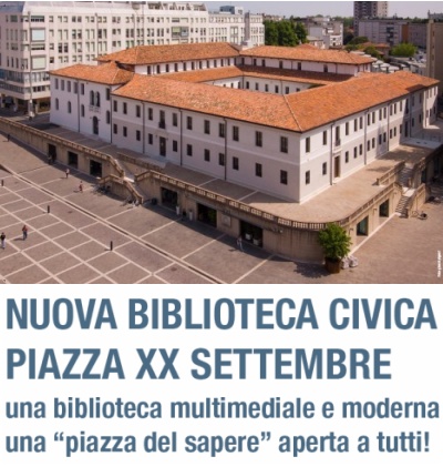 Foto biblioteca piazza XX settembre