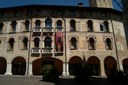 La facciata di Palazzo Ricchieri, sede del museo civico d'arte di Pordenone, al civico 51 di corso Vittorio Emanuele II (foto Assunta Romor)