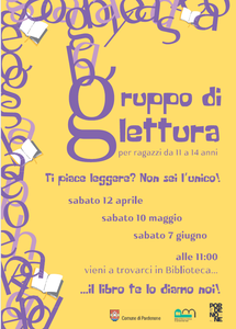 Gruppo di lettura per ragazzi da 11 a 14 anni