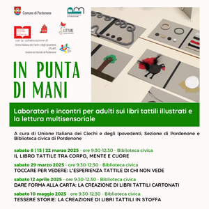 IN PUNTA DI MANI. Tessere le storie: la creazione di libri tattili in stoffa