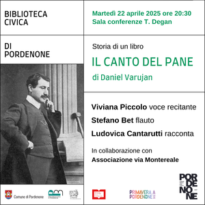 Lettura scenica “Il canto del pane, di Daniel Varujan”