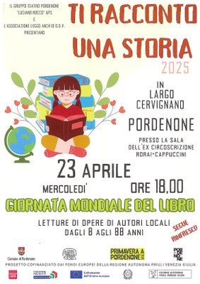 a cura di Gruppo Teatro Pordenone "Luciano Rocco" e Associazione "Leggo anch'io".  #BiblioPN #primaverApordenone