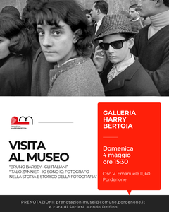 Visita guidata alle mostre "Bruno Barbey - Gli Italiani" e "Italo Zannier - Io sono io"