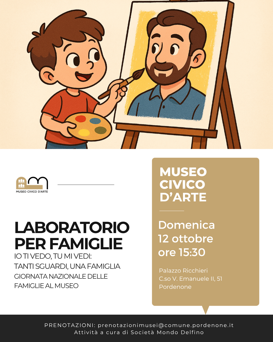 Museo d'Arte - laboratori per famiglie FAMU - 12 ottobre 2025 - Società Mondo Delfino Cooperativa Sociale - Musei.png
